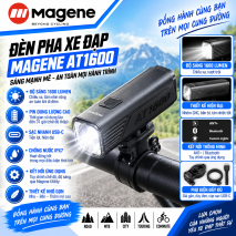Đèn pha xe đạp thông minh Magene AT1600LM cao cấp dành cho xe đạp thể thao và đi đêm.